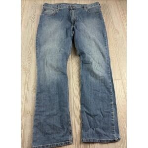 Carhartt Jeans Mens 40x31 Relaxed Fit Straight Leg Blue Denim Medium Wash
